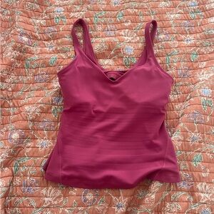 Pink lululemon align tank